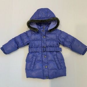 Kids/Girls Purple Puffer Jacket